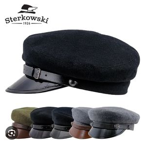 Black Wool Cap